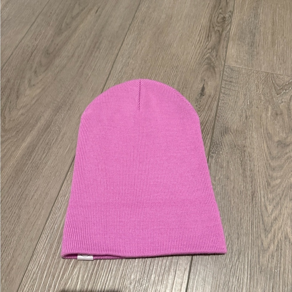 Lou Lou & Company Bubblegum Pink Knit Slouch Beanie - Picture 2 of 2